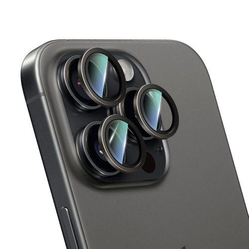 Apple iPhone 16 Pro Max CaseWorld Alloy Two-Color Serisi Lens Koruyucu