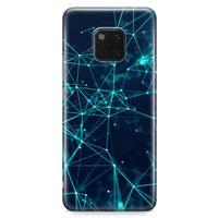 Huawei Mate 20 Pro Kılıf Yeşil Ağ Arka Kapak Koruma Desenli Full Koruyucu
