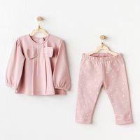 Andywawa Andywawa AC25053 Puppy Gazelle 2'Li Bebe Takım Pink