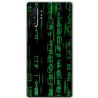 Galaxy Note 10 Plus Kılıf HD Desen Baskılı Arka Kapak - Matrix