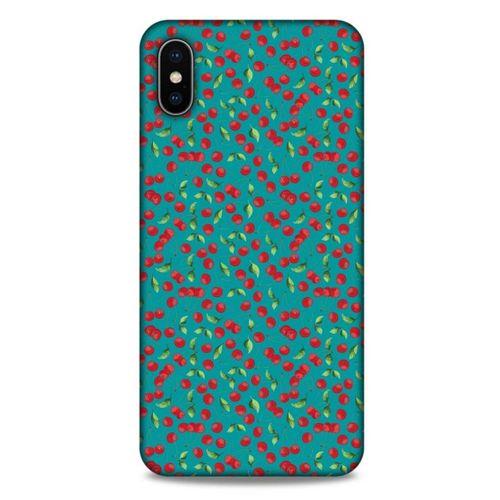 Frutix Vişne 01 Apple iPhone XS Max Kılıf Desenli Silikon