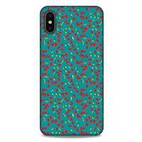 Frutix Vişne 01 Apple iPhone XS Max Kılıf Desenli Silikon