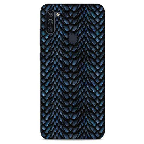 Samsung Galaxy M11 Kılıf Dragons (4) Koruma Kılıfı Ejderha Skin Lacivert