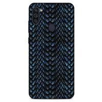 Samsung Galaxy M11 Kılıf Dragons (4) Koruma Kılıfı Ejderha Skin Lacivert