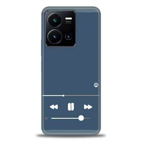 Vivo Y35 Kılıf HD Baskılı Kılıf - Müzik Çalar + Tam Ekran Koruyucu
