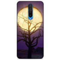 Xiaomi Redmi K30 5G Uyumlu Kılıf Mor Delisi (7) Telefon Kılıfı Ay Ağaç