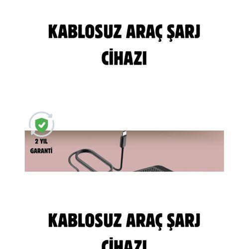 Manyetik Kablosuz Araç Şarj Cihazı – Hızlı Şarj, Kaymaz Taban, Güvenli Kullanım