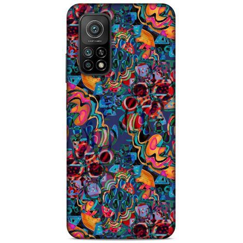 Lopard Xiaomi Mi 10T 5G Uyumlu Kılıf Soyut Sanat (28) Desenli Arka Kapak
