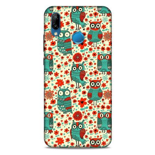 Baykuşlar (14) Desenli Silikon Kapak Telefon Kabı Huawei P20 Lite Kılıf