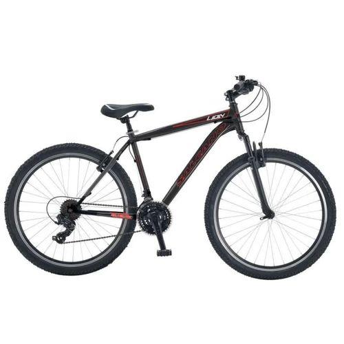 Salcano Lion V Fren 24 Jant Dağ Bisikleti Açık Gri-Kırmızı