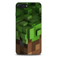 Lopard Apple Iphone 8 Plus Uyumlu Kılıf PiXel (30) Silicone Case Block