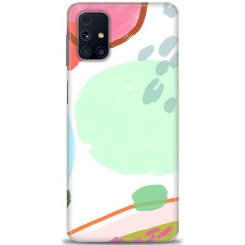 Samsung Galaxy M31S Kılıf HD Baskılı Kılıf - Benekli + Tam Ekran Koruyucu
