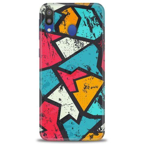 Samsung Galaxy A10S Kılıf HD Baskılı Kılıf - Grafiti + Tam Ekran Koruyucu