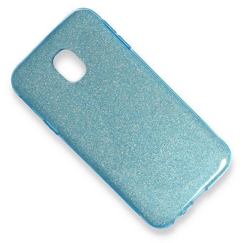 Samsung Galaxy J5 Pro / J530 Kılıf Simli Katmanlı Silikon - Turkuaz