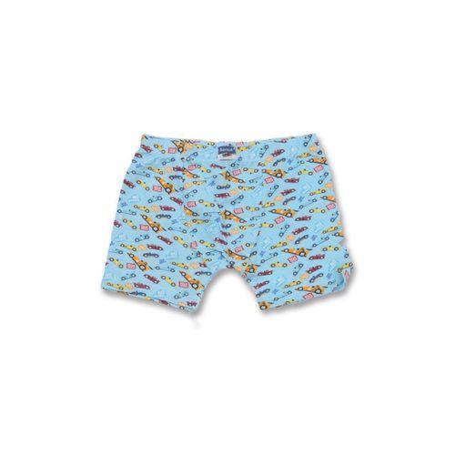 Erkek Çocuk Desenli 6 Lı Boxer Berrak - 5506