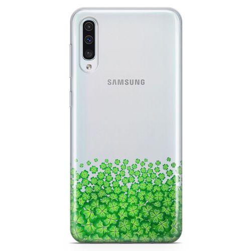 Samsung Galaxy A70 Kılıf Yoncalar Arka Kapak Koruma Desenli Full Koruyucu