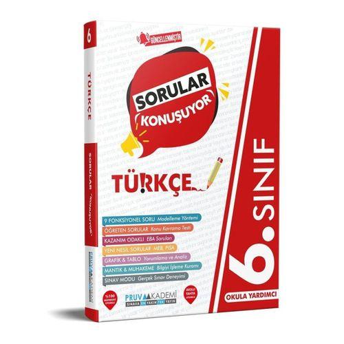 6. Sınıf Türkçe Sorular Konuşuyor Soru Bankası Pruva Akademi