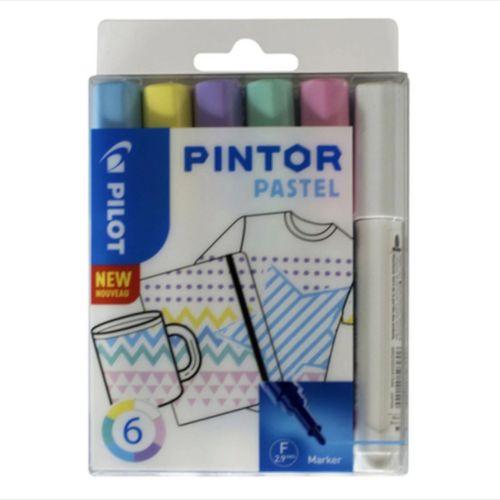 PILOT PİNTOR (EF) YUVARLAK UÇ 6 RENK PASTEL RENKLER SET