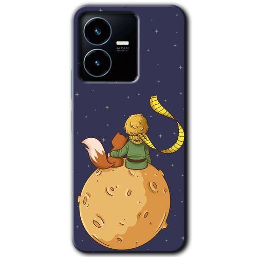 Vivo Y22s Kılıf HD Desen Baskılı Arka Kapak - Küçük Prens