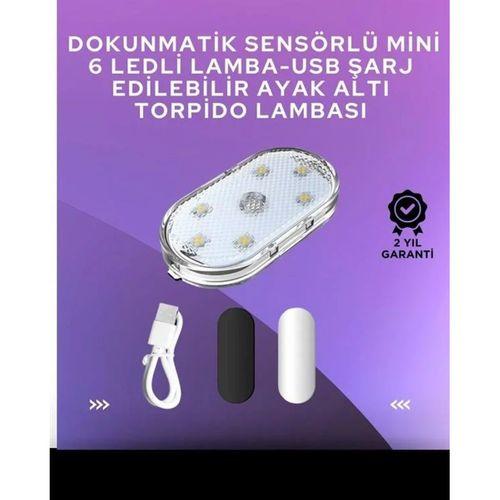 Usb Şarjlı, 3 Saat Kesintisiz Çalışan Araba Atmosfer Işıkları