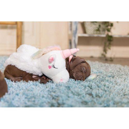 Beeztees Yavru Köpek Oyuncağı, Unicorn, Peluş, Beyaz, 49x10x14cm