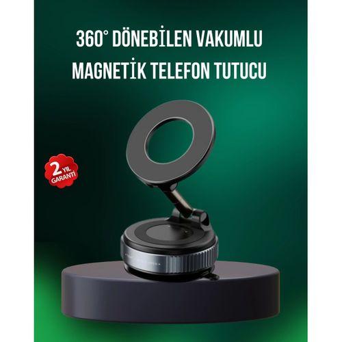 Alüminyum Gövdeli Manyetik Araç İçi Telefon Tutucu