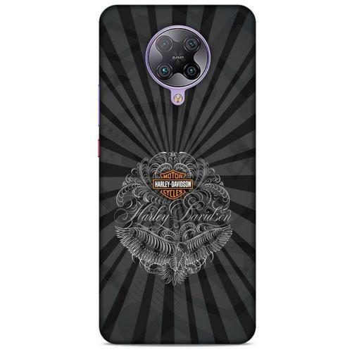 Xiaomi Poco F2 Pro Uyumlu Kılıf Motorsiklet (40) Fit Silikon Kılıf Harley