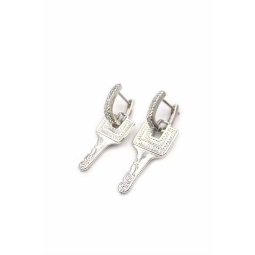 Anahtar Küpe - Gümüş