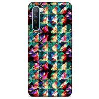 Oppo Reno 3 Kılıf Kelebek Etkisi (17) Tasarım Kılıf Turkuaz Yeşil