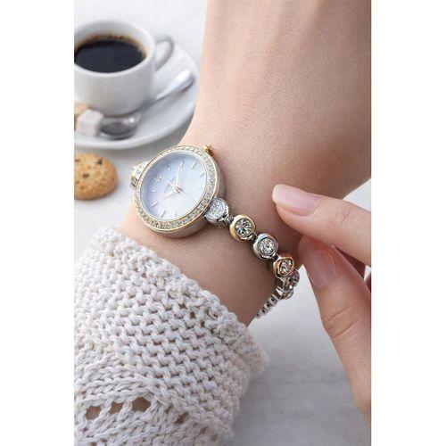 RMS Romanson Su Yolu Özel Taşlı Kordon 2 Yıl Garantili 5 Atm Kadın Kol Saati+Bileklik  A.2131.40