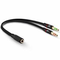 Powermaster Kulaklık Mikrofon Hoparlör Çevirici Ayırıcı Kablo 20 Cm