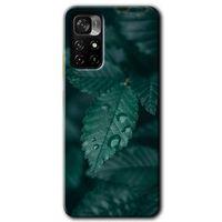 Xiaomi Redmi Note 11T HD Baskılı Kılıf + 9D Tam Ekran Koruyucu - Yağmurlu Yaprak