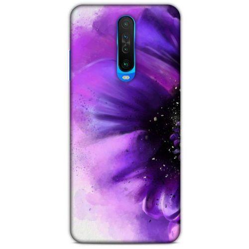Xiaomi Redmi K30 5G Uyumlu Kılıf Mor Delisi (31) TPU Kılıf Çiçek