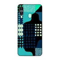 Samsung Galaxy M40 Uyumlu Kılıf Insomnia (17) Tasarım Kılıf Yeşil Lacivert