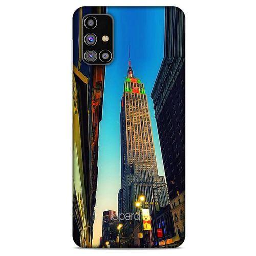 Samsung Galaxy M31s Kılıf Dünya Mimarisi (6) Silikon Kılıf Empire State