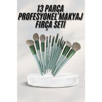 Dayanıklı Makyaj Fırçası Seti 13 Parça Yumuşak Kıllı Fırçalar Allık Fondöten Far Fırçası