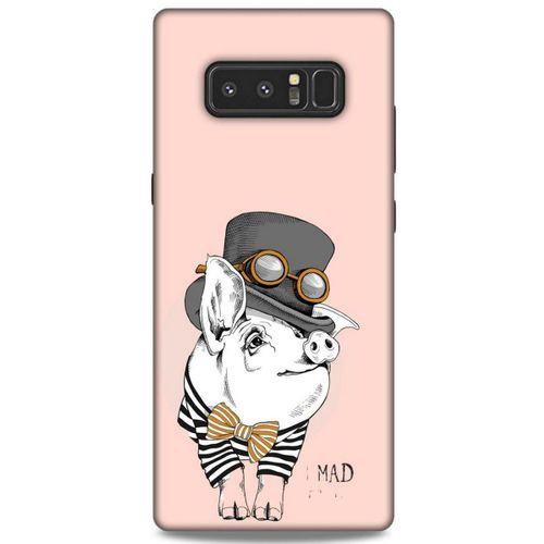 Animax Papyonlu Domuz Samsung Galaxy Note 8 Kılıf Desenli Silikon
