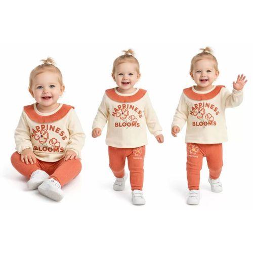 6/24 Ay Taytlı Fitilli Penye Bebek Takımı