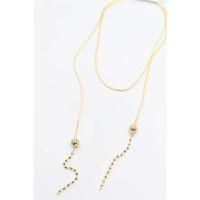 Zincir Sallantılı Kolye - Altın