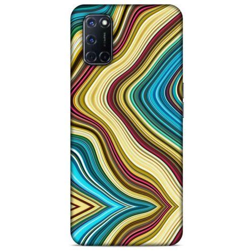 Mermer Desenli (41) Tema Tank Kılıf Karışık Çok Renkli Oppo A92 Kılıf
