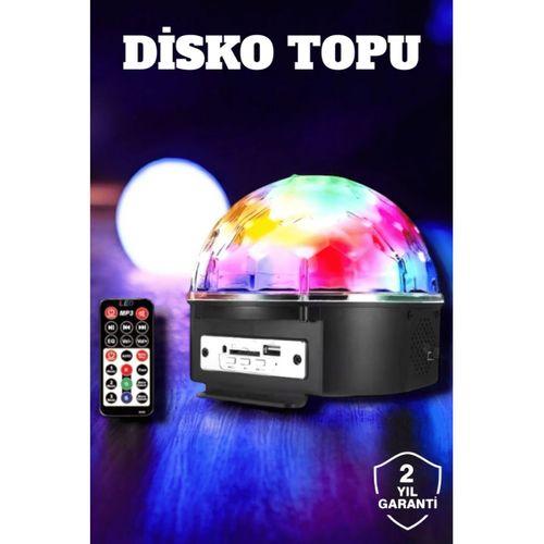 Bluetooth ve Uzaktan Kumandalı Çok Renkli Masaüstü Disko Topu