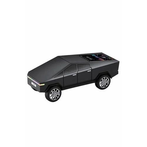 D68 Cyber Model Araba Tasarımlı Bluetooth Hoparlör 15w Güçlü Ses Rgb Led /tws/usb Siyah