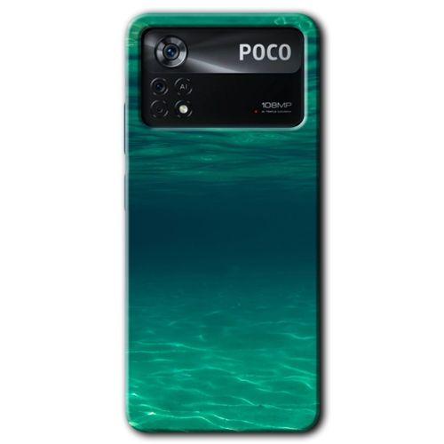 Poco x4 Pro Kılıf HD Desen Baskılı Arka Kapak - Derin Deniz + Kırılmaz Cam