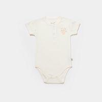 Bibaby Bibaby Biorganic Koala Jungle Kısa Kol Bebek Body 56972 Pembe