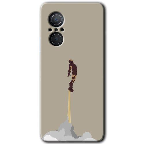 Potkal Hediye Fabrikası Huawei Nova 9 SE Kılıf HD Desen Baskılı Arka Kapak - Yarım Mermer