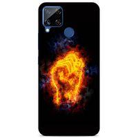 Lopard Oppo Realme C15 Uyumlu Kılıf FireX (16) Kalın Kılıf Yangın
