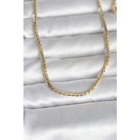 CM 14K Gold Renk Yassı Model 60 cm Kadın Kolye