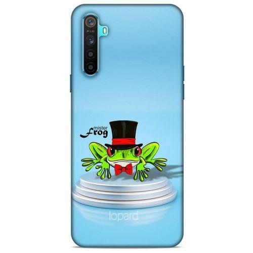 Oppo Realme 6i Kılıf FunnyMaX (7) Telefon Kılıfı Açık Mavi Kurbağa