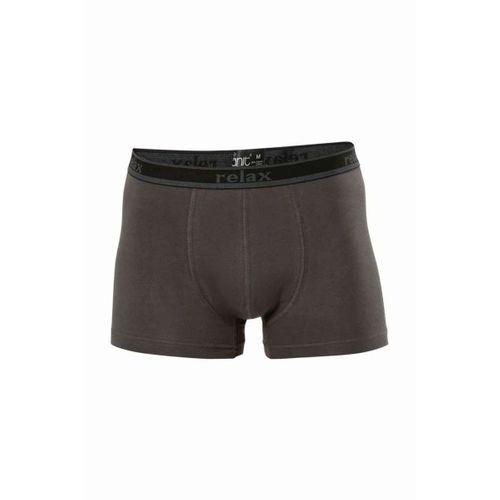 Relax Pamuklu Esnek Erkek Boxer Füme - 1268A