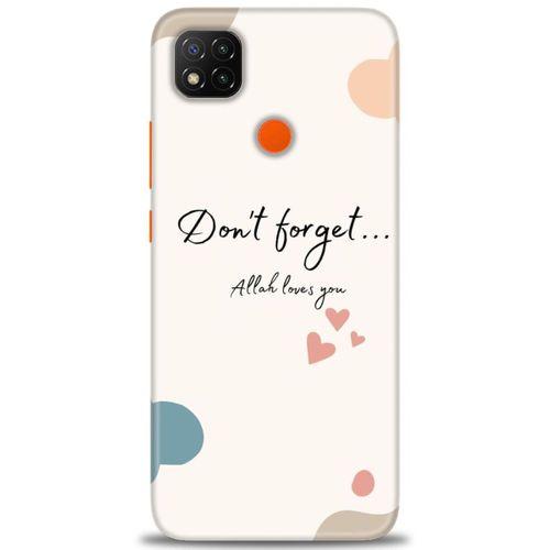 Xiaomi Redmi 9C Kılıf HD Baskılı Kılıf - Fragile + Tam Ekran Koruyucu